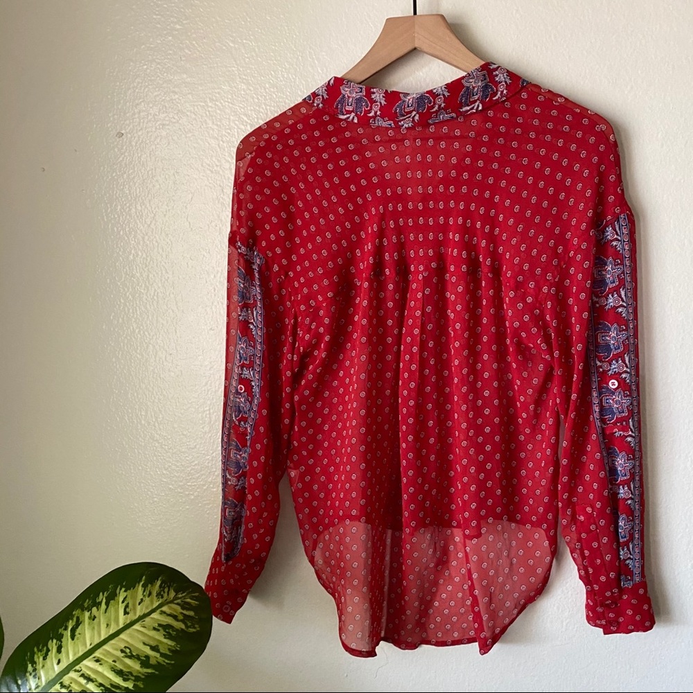 Free People | Easy Rider Blouse - Picture 6 of 8